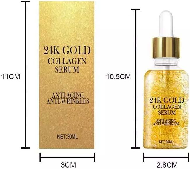 24K Gold Serum for Moisturizing and Hydrating Dark Circles Eye Cream Face Essence Skin Care
