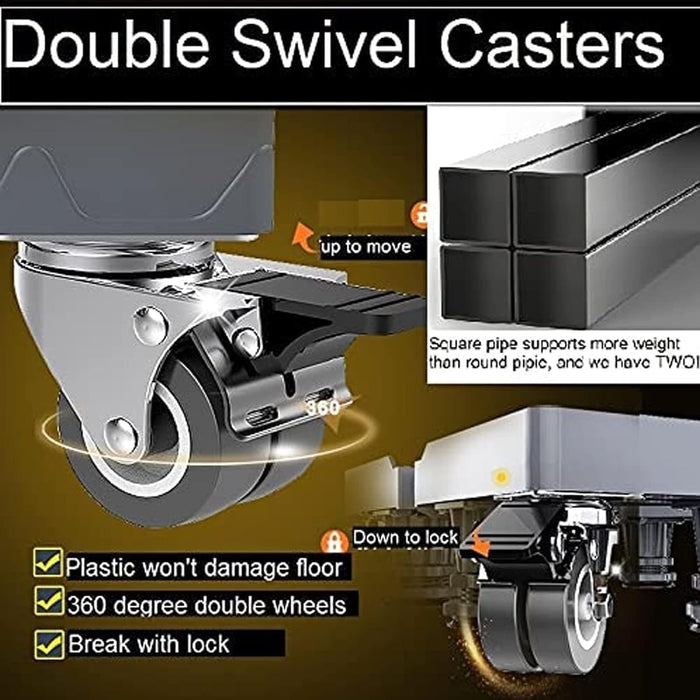 Multifunctional Shock-absorbing, Moving and Height Increasing Base Pad